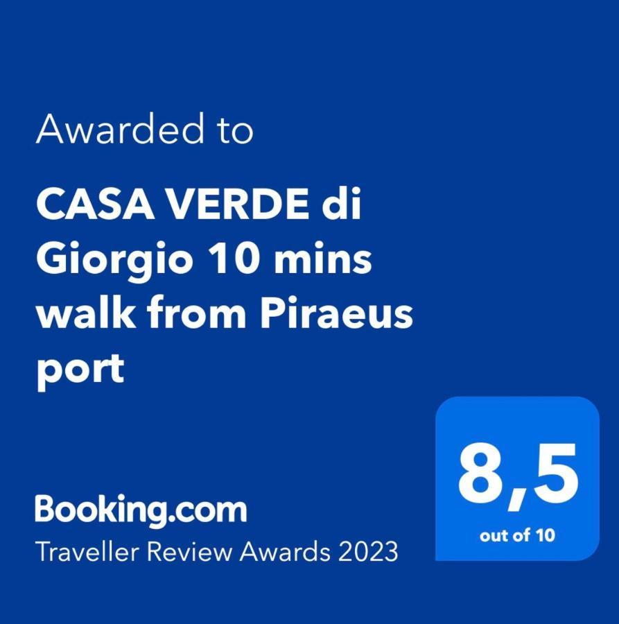 Casa Verde Di Giorgio 10 Mins Walk From Piraeus Port Exteriör bild
